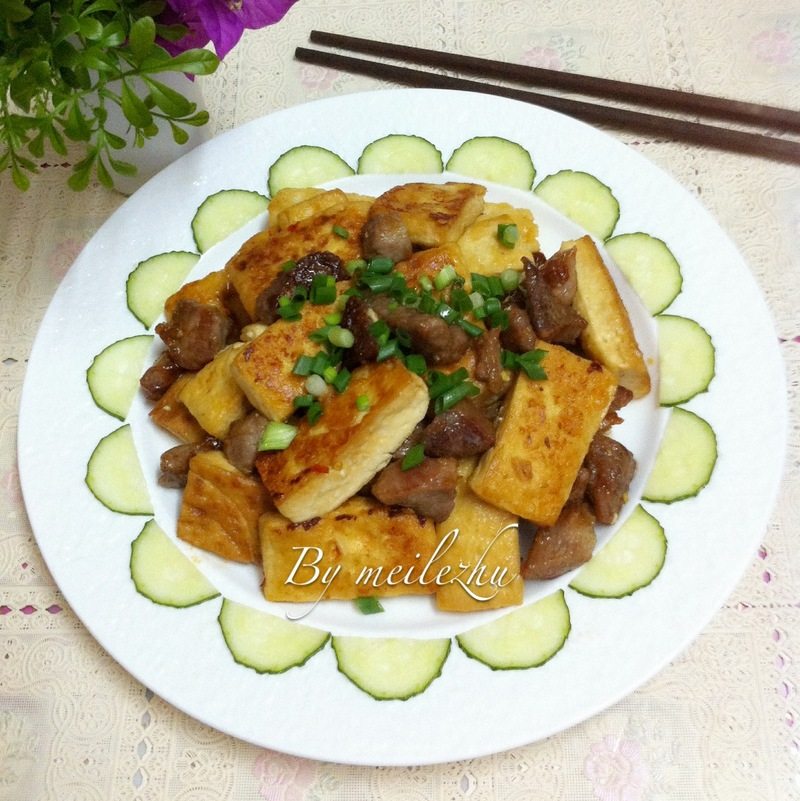 辣炒豆腐的家常做法,做法和配料
